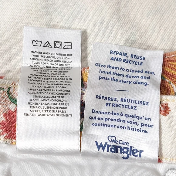 Wrangler Westward 626 Women's Floral Print High Waist Bootcut Jeans Size 29x34 - Picture 11 of 16